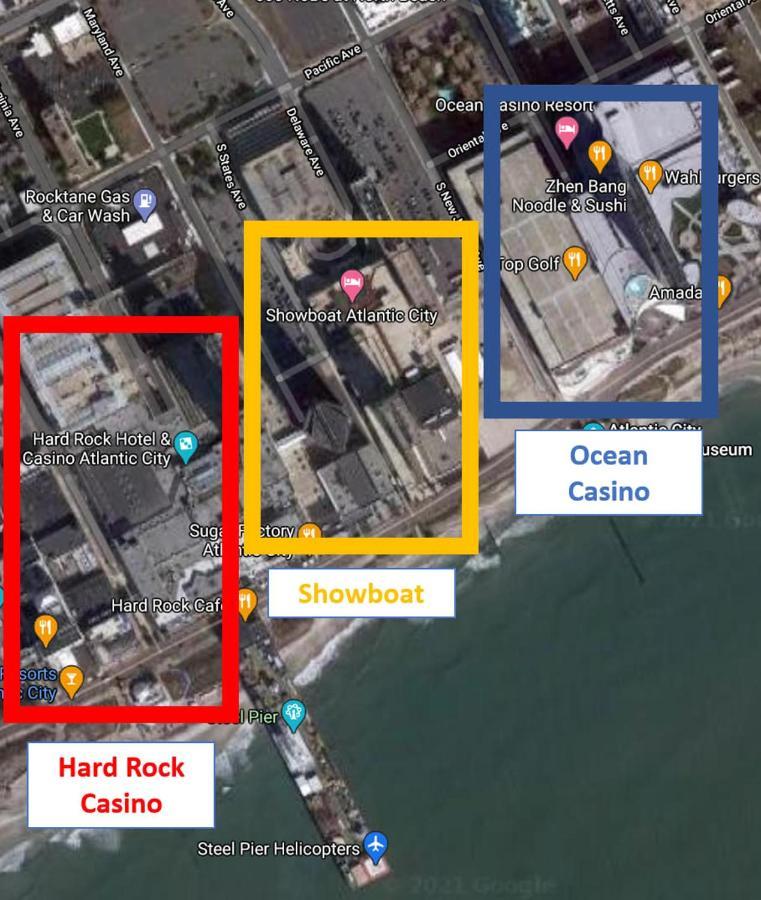 Cozysuites At Showboat Best 2Br3Ba Condo In Town Atlantic City Eksteriør billede